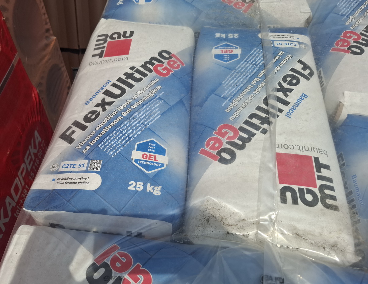 LEPAK ZA KERAM. FLEXULTIMO GEL C2TES1 25/1 BAUMIT